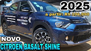 NOVO CITROEN BASALT 2025 SHINE TURBO  Novo SUV Coupê da Citroen Vale a Pena [upl. by Xenia]