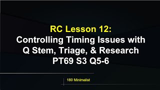 Perform RC Faster  LSAT Reading Comprehension Lesson 12 [upl. by Nagoh]