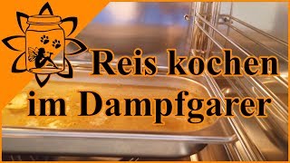 Reis kochen im Dampfgarer  Dampfgarer Rezept  Garteneinkochfee [upl. by Annailuj57]