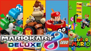 2025 Mario Kart  LEGO vs Video Game  Lego Super Mario mariokart legosupermario mario [upl. by Iney]