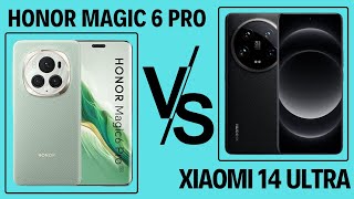 Honor Magic 6 Pro Vs Xiaomi 14 Ultra  Which Smartphone Has The Best Design amp Build Quality [upl. by Yelak]