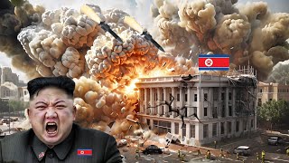 Huge Explosion in Pyongyang City 70 of North Koreas Largest City Destroyed by US Giant Missile [upl. by Korey]