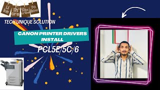 canon printer driver Windows 10 64bit PCL6 Printer Driver V21 85 [upl. by Pax104]