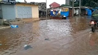 Inondation à Conakry coronthie les habitants sont très remontés [upl. by Enomsed]