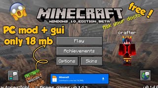 Craftsman new version 😵  only 18 mb  pc gui  100 work  java version 🖤 [upl. by Dierdre]