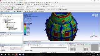 Tutorial Explicit Dynamics in Ansys 18  Explosion grenade Part 1 [upl. by Yk]