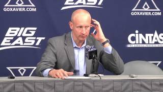 Xavier Mens Basketball Postgame Chris Mack Press Conference [upl. by Leinahtam]