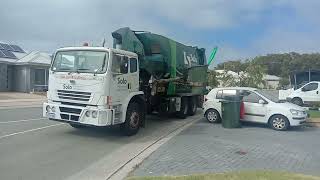 city of Wanneroo green waste 2030 solo ex Adelaide truck [upl. by Gaelan]