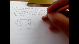 Analisis de Circuitos Electricos DORF SVOBODA Problema 25 Ejercicio 1 [upl. by Oriole]