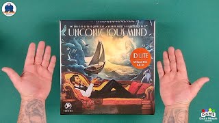 UNBOXING  UNCONSCIOUS MIND KS DELUXE  Board Game  indabox [upl. by Ailaza538]