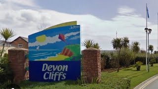 Devon Cliffs Haven Holiday Park Uk Beach View Caravan  Day1 in Devon [upl. by Lairret]