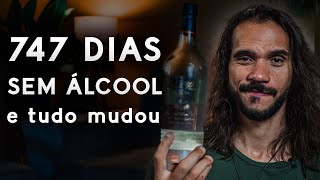 CORTEI ÁLCOOL E ISSO REALINHOU MINHA CABEÇA [upl. by Ahsyas]