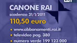 Canone RAI 2011 [upl. by Arreis836]