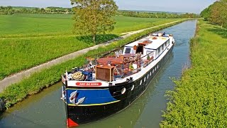 A Luxury Hotel Barge Cruise on LArt de Vivre in Burgundy [upl. by Ennire]