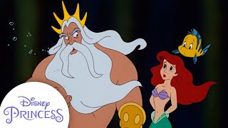 King Triton Warns Ariel  The Little Mermaid  Disney Princess [upl. by Aimo]