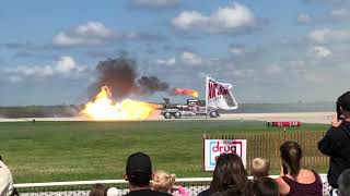 Shockwave Jet truck at 2021 Cleveland Air Show [upl. by Gladdy]