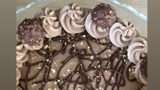 Ferrero cheesecake  No Bake Easy Recipe [upl. by Ecirtnuahs]