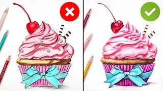 DOS amp DONTS How to Draw with Colored Pencils [upl. by Fryd]