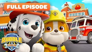 Rubble Helps PAW Patrol Marshall Build a Fire Station 🚒 w Motor  FULL EPISODE  Rubble amp Crew [upl. by Gascony]