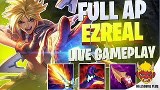 FULL AP EZREAL IS STILL BROKEN  Wild Rift HellsDevil Plus Gameplay [upl. by Mathilde]