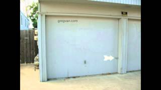 Wood Garage Door Tips  Handles Locks And Security [upl. by Kassia]