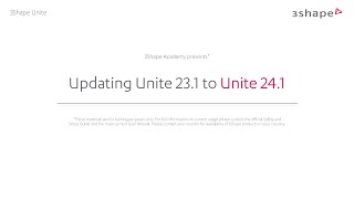 Updating 3Shape Unite 231 to Unite 241 [upl. by Pollyanna]