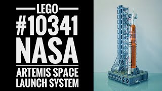 Lego 10341 NASA Artemis Space Launch System Replica Speed Build amp Pictures [upl. by Ardnazxela]