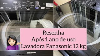 RESENHA DA LAVADORA PANASONIC 12KG NAF120B5G  LAVANDO EDREDOM KING  LAVA BEM 🤔 VALÉRIA SOUSA [upl. by Placido]