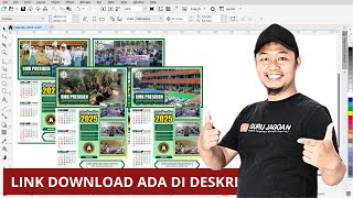 Kalender 2025 CDR Siap Cetak [upl. by Cavil]