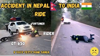 Accidents😢 During Indias 10000km Ride Challenge Ye Kya Huya Hamre sath🤕  Vlog 8  Part 2 [upl. by Waldos]