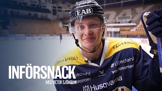 Victor Sjöholm inför HV71Leksands IF [upl. by Kerred]