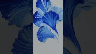 Satisfying One Stroke Flower Painting Tutorial shortsshortsviral viralreels ytshortsonestroke [upl. by Faunia415]