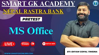 Nepal Rastra Bank  Pretest Computer MS Office  ByShyam Gopal Timsina [upl. by Demaggio]