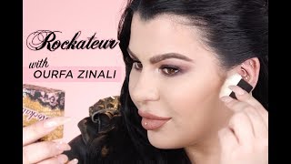 TUTORIAL WITH OURFA ZINALI  featuring rockateur rosegold blush [upl. by Aihsatan]