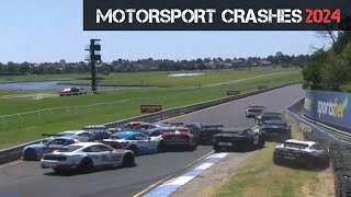 Motorsport Crashes 2024 February Week 2 [upl. by Oelc]