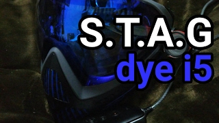 【STAG】dye i5 stormストーム 最高のサバゲーフルフェイスゴーグル！【レビュー】 [upl. by Airdni]