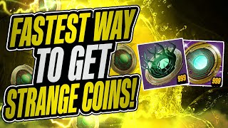 Destiny 2  Fastest Way To Get Strange Coins SUPER QUICK [upl. by Yebot]