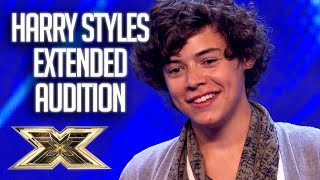 Harry Styles Audition EXTENDED CUT  The X Factor UK [upl. by Rotceh]