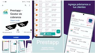 Aplicación para prestamistas disponible para iPhone y Android prestapp [upl. by Michell]