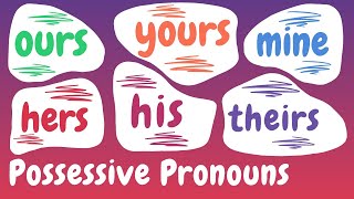 What Are Possessive Pronouns  English Grammar Lessons [upl. by Dor444]