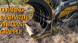 Clearing Fence Lines with Grapple Ep 8 [upl. by Elehcar741]