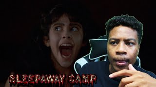 WAIT WHAT  First Time Watching SLEEPAWAY CAMP 1983 Movie Reaction [upl. by Latimore]