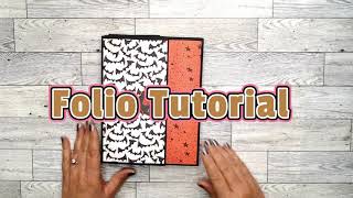 Simple DIY Folio Tutorial including adding pattern paper [upl. by Daas]