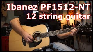 Ibanez PF1512 12 String Guitar Review \\ Stefans Bass Blog [upl. by Acsirp167]