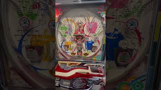 Vintage Sanyo Bussan Comet II Pachinko machine Acrobatic Alien [upl. by Sugna]