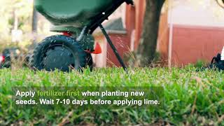 Should You Apply Lime or Fertilizer First [upl. by Juanne830]