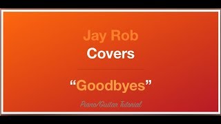 Goodbyes  Lower  Jorja Smith  GuitarPiano Tut [upl. by Ailimaj]