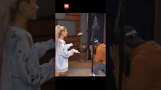 Ariana Grande Surprises Fans in Studio [upl. by Beckie]