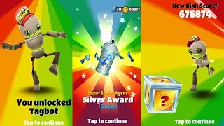 Unlocking TAGBOT and Completing Mission Set 20 on Subway Surfers Gameplay  17 D2 [upl. by Ymmik]