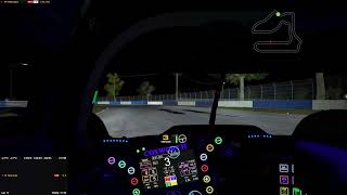 24S4 IMSA Acura LMDh Sebring Onboard lap PZ [upl. by Yatnod]